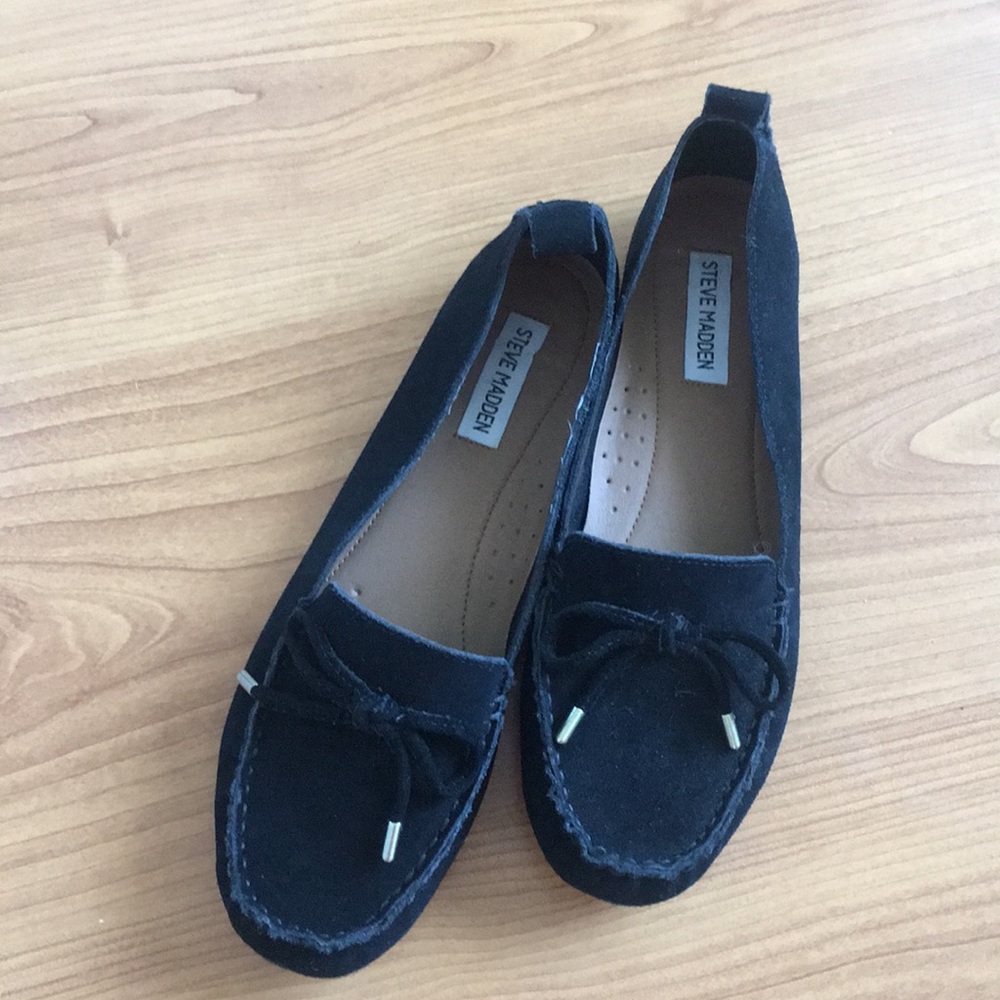 Black Suede Flats